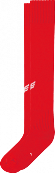 Erima plain logo sock red
