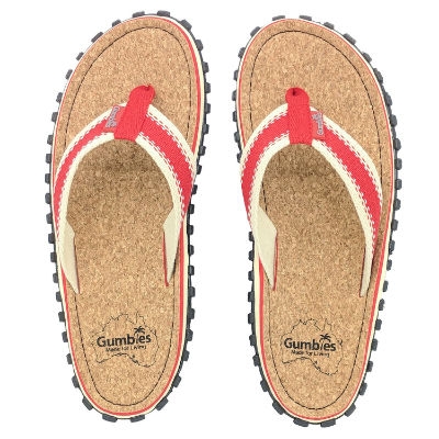 Gumbies GUMBIES Australian Shoes- Corker Damen Schuh Corker Red