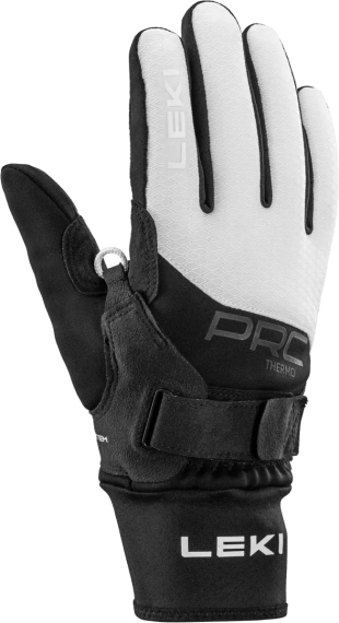 Leki PRC ThermoPlus Shark Women Langlauf-Handschuhe Damen schwarz-weiss