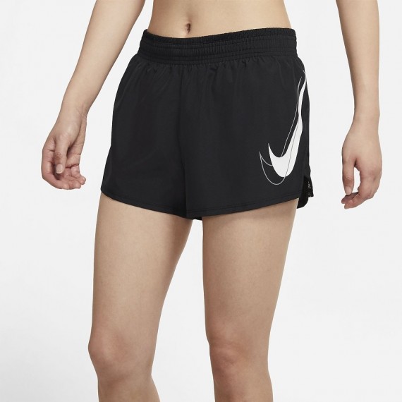 Nike NIKE DRI-FIT SWOOSH RUN WOMEN',BLA schwarz-metalic-silber