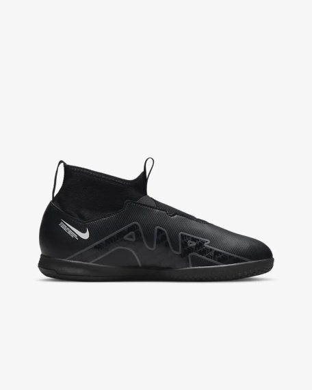 Nike JR ZOOM SUPERFLY 9 ACADEMY IC,BLACK schwarz-weiss