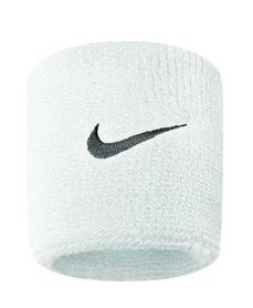 Nike NOS 9380/4 Swoosh Wristbands, 101 white/black