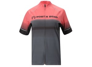 North Bend Carnival W Cycling S/S Shirt,Slate Slate Rose