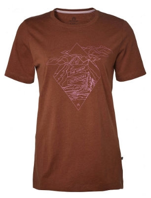 North Bend Vertical Tee W,red rust PINK RISE/WHITE-PINK FOAM -BLA