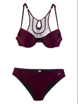Protest LUSTY BCUP wire bikini Beet Red
