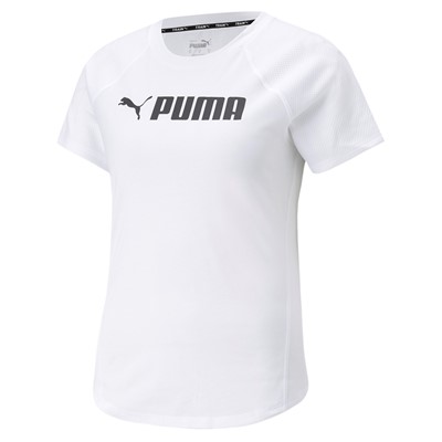 Puma Puma Fit Logo Tee PEACOAT-WHITE