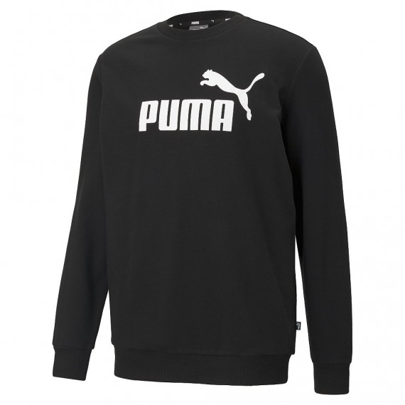 Puma NOS PUMA ESS Big Logo Crew TR,Herren Sweatshirt PUMA schwarz-weiss