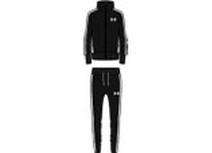 Under Armour EM Knit Track Suit,Black / White / WHITE-PUMA SILVER