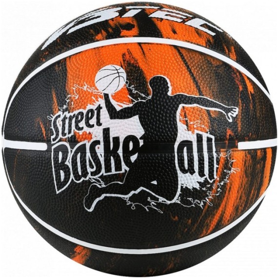 V3Tec STREET ECO Basketball,schwarz-orang schwarz-orange