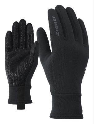 Ziener IDIWOOL TOUCH glove multisport black