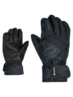 Ziener LEIF GTX glove junior black.gray ink camo